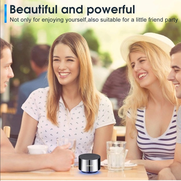 Portable Bluetooth-Mini Wireless Speakers with LED,Built-in-Mic,Handsfree,HD - Picture 4 of 6